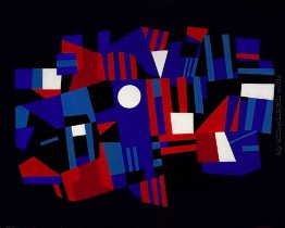 Red and Blue Composition Red and Blue Composition