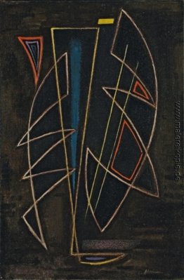 Spitzwinklige Komposition auf Dunklem Grund Spitzwinklige Komposition auf Dunklem Grund