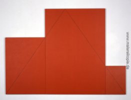 Ein Dreieck innerhalb von drei Rechtecke Ein Dreieck innerhalb von drei Rechtecke