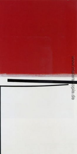 Platz Motiv in Weiß und Indian Red Platz Motiv in Weiß und Indian Red