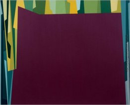 Ineinandergreifenden Formen (Big Magenta Mit Grünen) Ineinandergreifenden Formen (Big Magenta Mit Grünen)