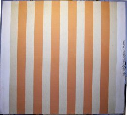 Peinture acrylique blanche sur blanc et tissu rayé Orange Peinture acrylique blanche sur blanc et tissu rayé Orange