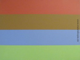 Rouge, Ocre, Bleu, Vert Rouge, Ocre, Bleu, Vert