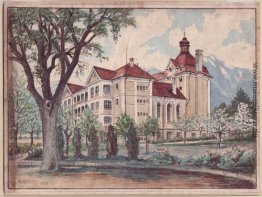 Das alte Gebäude in Stand der Bäume Das alte Gebäude in Stand der Bäume