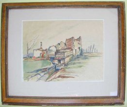 Zerstörtes Gebäude mit Torbogen Zerstörtes Gebäude mit Torbogen