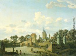 Die Kirche St. Severin in Köln in einer fiktiven Einstellung Die Kirche St. Severin in Köln in einer fiktiven Einstellung