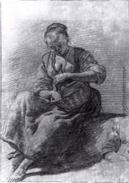 Sitzende Frau Sitzende Frau