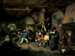 Tanzende Bauern in einer Taverne Tanzende Bauern in einer Taverne