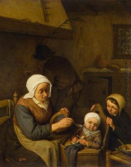 Ländliche Familie Ländliche Familie