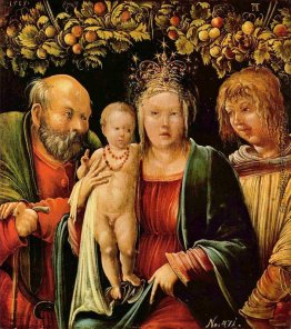 Heilige Familie mit einem Engel Heilige Familie mit einem Engel