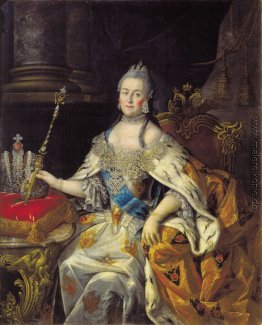 Porträt von Katharina II Porträt von Katharina II