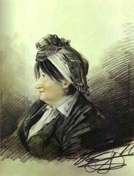 Porträt von A. M. Lanskaya Porträt von A. M. Lanskaya