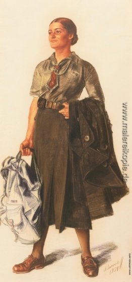 Anita Lopez in Form von Scout Anita Lopez in Form von Scout