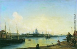Smolny ab Bolshaya Okhta gesehen Smolny ab Bolshaya Okhta gesehen