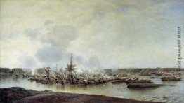 Die Schlacht von Gangut, 27. Juli 1714 Die Schlacht von Gangut, 27. Juli 1714