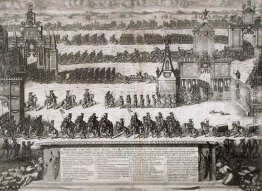 Der feierlichen Einzug der russischen Truppen in Moskau am 21. D Der feierlichen Einzug der russischen Truppen in Moskau am 21. D