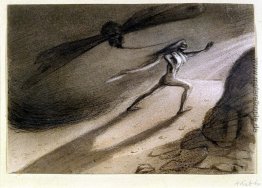 Mann in einem Sturm Mann in einem Sturm