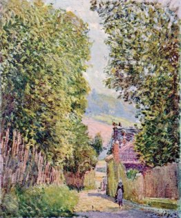 Eine Straße in Louveciennes Eine Straße in Louveciennes