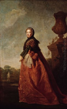 Porträt von Augusta von Sachsen Gotha, Prinzessin von Wales Porträt von Augusta von Sachsen Gotha, Prinzessin von Wales