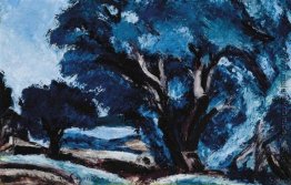 Paysage bleu Paysage bleu