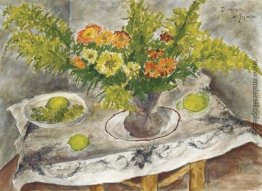 Nature morte de fleurs et fruits Nature morte de fleurs et fruits