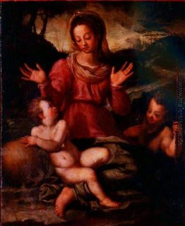 Madonna und Kind mit St. Johannes der Täufer Madonna und Kind mit St. Johannes der Täufer
