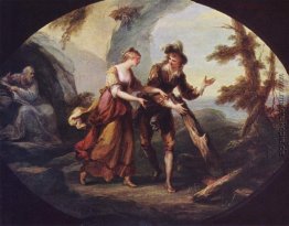Szene mit Miranda und Ferdinand Szene mit Miranda und Ferdinand