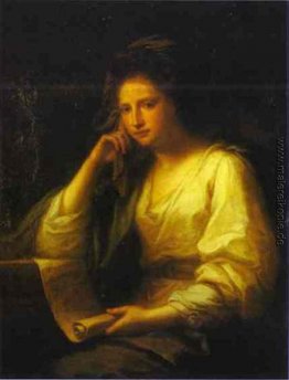 Portrait einer jungen Frau als Sibyl Portrait einer jungen Frau als Sibyl