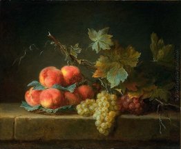 Stilleben mit Pfirsichen und Trauben Stilleben mit Pfirsichen und Trauben