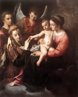 Die mystische Vermählung der heiligen Katharina Die mystische Vermählung der heiligen Katharina