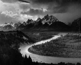 Die Tetons und Snake River Die Tetons und Snake River