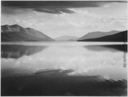 Abend, McDonald See, Gletscher-Nationalpark Abend, McDonald See, Gletscher-Nationalpark