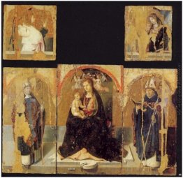 Polyptych mit St. Gregory Polyptych mit St. Gregory
