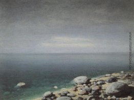 Das klare Wasser. Düsterer Tag. Krim Das klare Wasser. Düsterer Tag. Krim