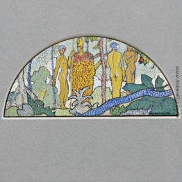 Aquarellentwurf für Wandbild Aquarellentwurf für Wandbild