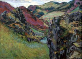 Landschaft in der Nähe von Saint-Julien-des-Chazes Landschaft in der Nähe von Saint-Julien-des-Chazes