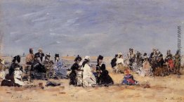 Strand-Szene, Trouville Strand-Szene, Trouville