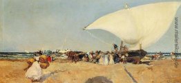 Ankunft der Boote Ankunft der Boote