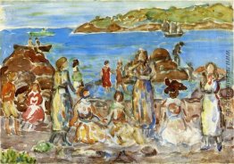 Beach Scene, New England Beach Scene, New England