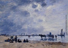 Berck, die Ankunft der Fischerboote Berck, die Ankunft der Fischerboote
