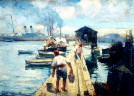 Meereslandschaft aus Constanta Hafen Meereslandschaft aus Constanta Hafen