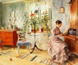 Ein Interieur mit einer Frau Lesung Ein Interieur mit einer Frau Lesung