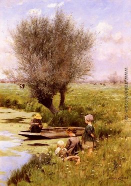 Nachmittag Entlang der Fluss- Nachmittag Entlang der Fluss-