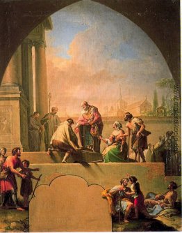 Charity of Saint Elladius von Toledo Charity of Saint Elladius von Toledo