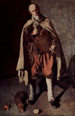 Die Drehleier-Spieler mit einem Hund Die Drehleier-Spieler mit einem Hund