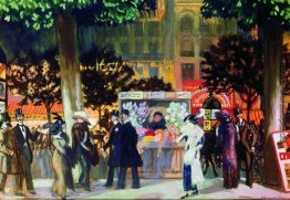Paris Boulevard at Night Paris Boulevard at Night