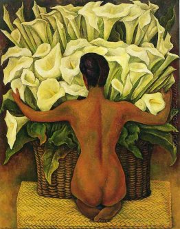 Akt mit Calla-Lilien Akt mit Calla-Lilien