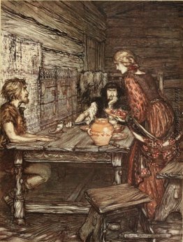 Hunding erkennt die Ähnlichkeit zwischen Siegmund und Sieglinde Hunding erkennt die Ähnlichkeit zwischen Siegmund und Sieglinde