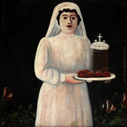 Frauen, die Eier (Extant Teil der Malerei) Frauen, die Eier (Extant Teil der Malerei)