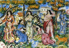 Figuren in einer Landschaft Figuren in einer Landschaft